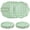 Green, variant on 60 Pcs Yellow Gingham Plaid Paper Plates Yellow White Scalloped Checkered Dessert Plates 7 Inch Decorative Disposable Plate for Birthday Shower Party Supplies