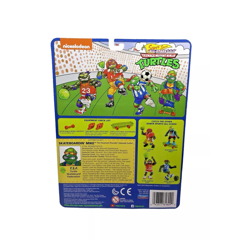 Figurines Teenage Mutant Ninja Turtles (Tortues Ninja) - Playmates, NECA, Sewer Sport