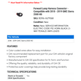 thumbnail image 2 of Forward Lamp Harness Connector - Compatible with 2018 - 2019 GMC Sierra 2500 HD, 2 of 2