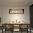 thumbnail image 2 of Artika Gatsby Luminaire Suspendu Moderne, Noir et Or, 2 of 5