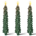 thumbnail image 1 of Velas sin llama para árbol de Navidad de Lamp Homemory, 24 cm, 3 unidades, 1 of 8