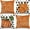 White, variant on Fall Decorative Throw Pillow Covers 18 x 18 Inch Set of 4, Hello Pumpkin Maple Leaves Fall Decor Outdoor Farmhouse Pillow Cases for Home Couch (Orange Color) G339-18