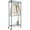 Black, variant on Adjustable Double Rod Rolling Garment Rack, Hanging Clothes Closet Organizer with Wheels, Heavy Duty, 36" x 14" x 72", Black