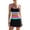 Z50Black, variant on High Waisted Bikini Sets for Women Modest Swimsuits Cute 3 Piece Bathing Suits Neon Swimwear with Skirt Black XL