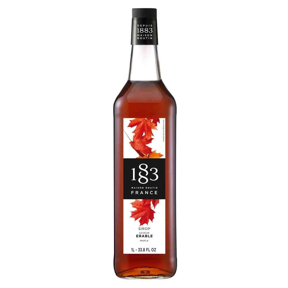 1883 Maison Routin - Maple Syrup 1 Liter Bottle - Pack of 2 (Either Glass or Plastic Packaging)