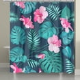 thumbnail image 6 of Cute Floral Waterproof Shower Curtains 72x72 Inch Waterproof Hook Bath Curtain Fabric Machine Washable with Hooks, 6 of 10