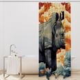 thumbnail image 2 of yowmns Waterproof Printed Shower Curtain Set with Hooks - Bathroom Decoration for Shower Curtains, 2 of 6