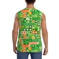 thumbnail image 4 of Kdxio St Patrick's Day6 for Men's Muscle T-shirt,Sleeveless for Workout Running Athletic Gym Lounge Casual, 4 of 7