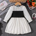 thumbnail image 6 of MEZZALL Baby Girls Dress Sleeve Black White Polka Bow Knot Bud Party Gown Toddler Summer Frock Vacation Dresses, 6 of 9