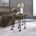 thumbnail image 4 of Acme Furniture 83150-VV Ergode 2Pc Pk Nesting Tables Vintage Oak, 4 of 4