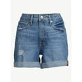 thumbnail image 2 of Free Assembly Women’s Rolled Cuff Jean Shorts, 2 of 5