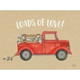 thumbnail image 2 of Marshall, Laura 24x19 White Modern Wood Framed Museum Art Print Titled - Loads of Love I, 2 of 4