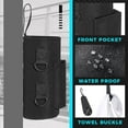 thumbnail image 3 of Shoreew Magnetic Gym Water Bag with Phone Pockets Shoulder Strap Fitness Sports Water Bottle Sleeve Tumbler Carrier Holder Workout Essential, 3 of 7