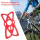 thumbnail image 1 of Bicicleta Bandas de silicona antideslizantes para soporte de teléfono para manillar de bicicleta (rojo), 1 of 4