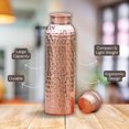 thumbnail image 4 of TRAHOO-Copper Water Bottle, Hand-crafted Hammered Copper, 4 of 4