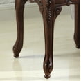 thumbnail image 3 of 22" Traditional Dark Cherry Wood End Table with Ornate Detailing and Claw Feet, Brown Accent Table for Living Room, 3 of 6