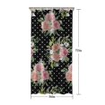 thumbnail image 5 of Pioneer Flower Floral Print Pattern Shower Curtain 36"x72" ,Bathroom Decorative Shower Curtains Set with 12 Hooks,Modern Waterproof Washable Shower Curtain, 5 of 6