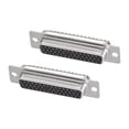 thumbnail image 1 of Unique Bargains D-sub Connector DB44 Female Socket 44-pin 3-row High Density Port Terminal Breakout for Mechanical Equipment CNC Compute, 1 of 4