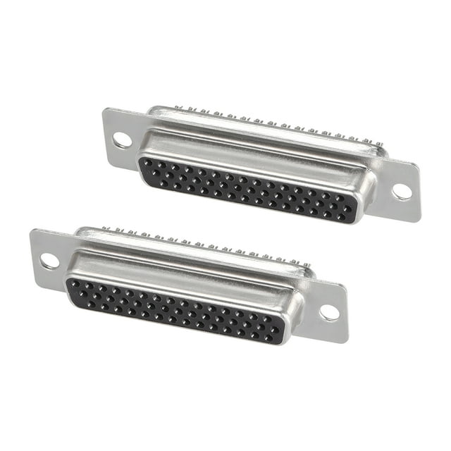 Unique Bargains D-sub Connector DB44 Female Socket 44-pin 3-row High Density Port Terminal Breakout for Mechanical Equipment CNC Compute