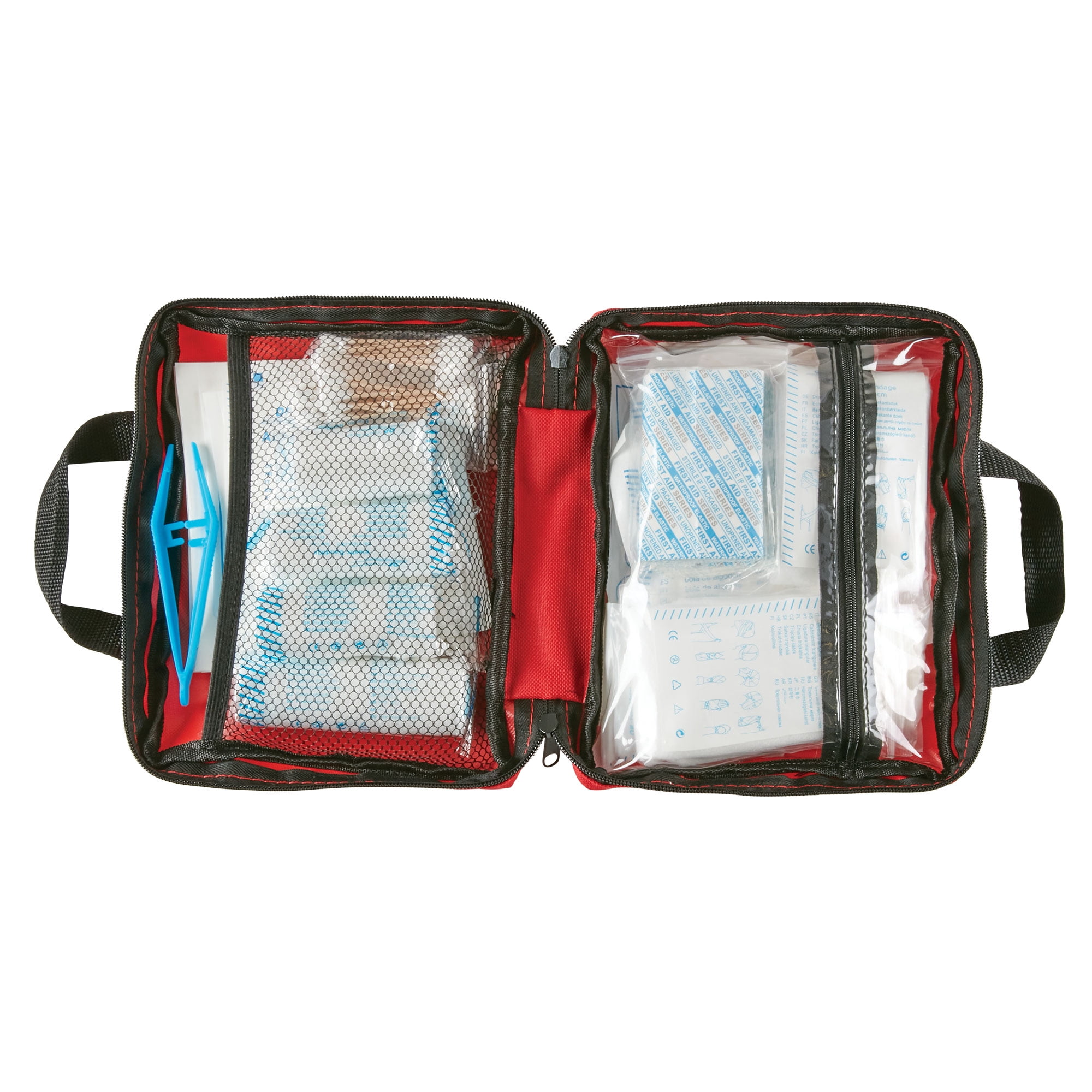 First Aid Kit In Easy Access Carrying Case (Pack Of 1) - Walmart.com