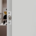 thumbnail image 4 of Raindrops 4Sets Invisible Design Stainless Steel Adjustable Ball Catch for Closet Door with Strike Plate Plated Silver Finish, 4 of 6