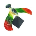 thumbnail image 2 of Pájaro , águila , modelo de águila de escritorio, accesorio educativo novedoso con soporte de pirámide, juguete de águila en Rojo grande, 2 of 8