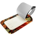 thumbnail image 2 of Square 2Pack PU Leather Thanksgiving Turkey Cruise Luggage Tag with Privacy Cover and Name ID Tag for Travel Handbags Backpacks Luggage Tags, 2 of 6