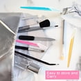 thumbnail image 5 of 20pcs Eyebrow Razors for Facial Hair Removal, 12pcs Dermaplaning Tool Set, Stainless Steel Face Razor with Protective Cover, Waterproof Tinkle Style Eyebrow Shaper for Women,, 5 of 6