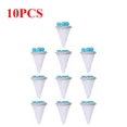 thumbnail image 1 of 1-10 Pcs Filtre Filet Flottant pour Machine à Laver Sac en Maille Réutilisable Attrape-Poils Outil de Nettoyage de Linge Bleu, 1 of 6