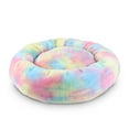 thumbnail image 3 of Show & Tail Calming Dog Bed – Tie-Dye Plush Washable Dog Bed – Cozy and Comfortable, 3 of 13