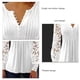thumbnail image 5 of Blusas con botones NikouMX manga larga mujer encaje ajustadas, 5 of 6