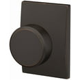 thumbnail image 2 of Schlage Fc172-Swa-Cen Custom Swanson Non-Turning Two-Sided Dummy Door Knob Set - Bronze, 2 of 7