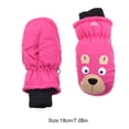 thumbnail image 5 of Advancent 6 pares de manoplas para niños, impermeables, de invierno, unisex, dibujos animados, regalos para niños, suministros de esquí, adorables Suministros térmicos Rosa Advancent HA059224-05B, 5 of 5