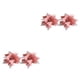 thumbnail image 4 of Billuyoard 2 piezas 25 cm Glitter Poinsettia flores artificiales fiesta Type2 NO2, 4 of 6