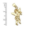 thumbnail image 2 of 14K Gold Cherub Angel with Trumpet Charm, 2 of 5