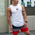 thumbnail image 1 of Camiseta Sin Mangas de Entrenamiento Deportiva para Hombre De Secado Rápido Transpirable Fitness Tank Top M-4XLpangjing, 1 of 4