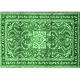 thumbnail image 1 of Ahgly Company Indoor Rectangle Persian Emerald Green Traditional Area Rugs, 5' x 8', 1 of 4