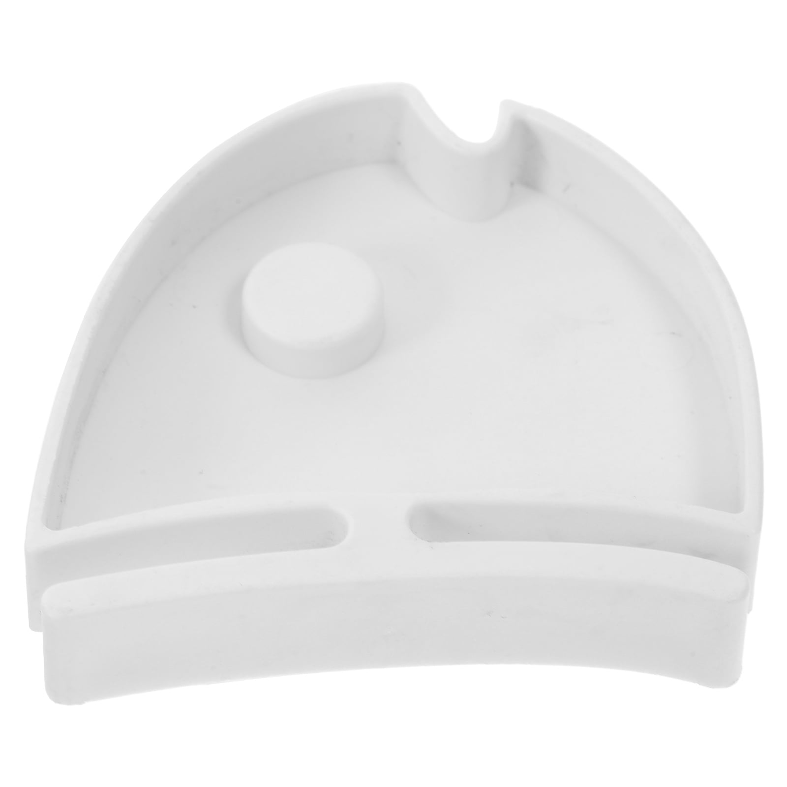 BESTYASH White Reptile Feeding Tray with Water Dish for Lizards and Turtles