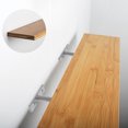 thumbnail image 1 of Wooden Shelf Brackets Set, Metal Wall Mount Shelf Brackets 4 Sets  For Living Room, 1 of 8