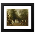 thumbnail image 2 of Thomas Gainsborough 14x12 Black Modern Framed Museum Art Print Titled - The Mall in St. James's Park (1783), 2 of 5