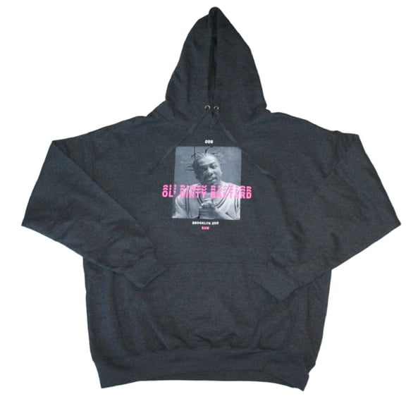 Ol' Dirty Bastard ODB Men's Unisex Sizing Charcoal Hoodie (Large)