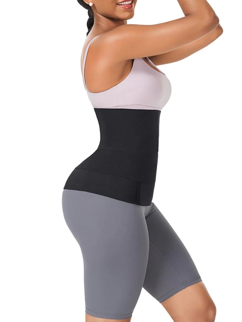 4 Step Shape Women Waist Tummy Tuck Trimmer Slimming Nylon Neoprene Wrap  Belt - AliExpress