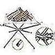 thumbnail image 2 of Pit Outdoor Burning Campin, 16in Steel Mesh With Carry Bag, 2 of 4