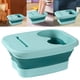 thumbnail image 4 of Almacenamiento Portátil Baño Pies para Masajes en Casa para Pantorrillas Con Cubierta Y Baño Pies Aislado (verde) Cubierto Verde, 4 of 9