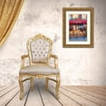 thumbnail image 3 of Navas, Emily 11x14 Gold Ornate Wood Framed with Double Matting Museum Art Print Titled - Watercolor Cafe, 3 of 4