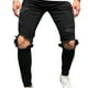 thumbnail image 1 of Sonducket Pantalones de Hip Hop de moda adelgazantes de verano, pantalones de poliéster, pantalones vaqueros rasgados hasta la rodilla, ropa de Prendas para la parte inferior del cuerpo, 1 of 6