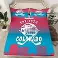 thumbnail image 2 of Erosebridal American Football City Sheet Set Twin, Eat Sleep Bedding Sets Twin Size, Soccer Lover Reversible Twin Sheet Sets, Ultra Soft Room Decorative, 3pcs, 2 of 7