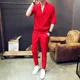 thumbnail image 3 of Conjuntos de camiseta y pantalones cortos para hombre, ropa de trabajo gris, conjunto de dos piezas de pantalones cortos de estilo coreano para hombre, ropa barata 2024, conjuntos de moda geniales, 3 of 5
