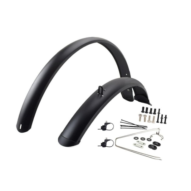 Juego de guardabarros para bicicleta Guardabarros para bicicleta Fácil instalación Guardabarros delanteros y traseros Guardabarros para bicicleta 26 pulgadas mate