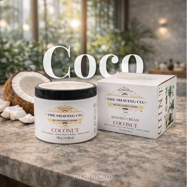 The Shaving Co Crema Para Afeitar Coco Shaving Cream 130 Gr